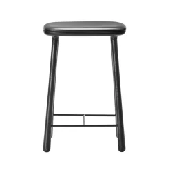 Møbel Copenhagen Cuba Barstol 66 cm Sortlakeret Eg/Sort Láder