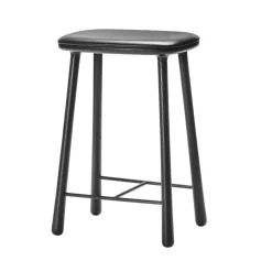 Møbel Copenhagen Cuba Barstol 66 cm Sortlakeret Eg/Sort Láder