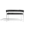 Møbel Copenhagen Font Bar Sofa 65 cm Sheepskin Grå/Poleret Stål Stel