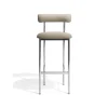 Møbel Copenhagen Font Barstol 65 cm Hallingdal 65 200/Poleret Stål Stel