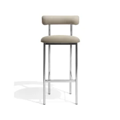 Møbel Copenhagen Font Barstol 65 cm Hallingdal 65 200/Poleret Stål Stel