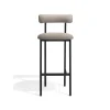 Møbel Copenhagen Font Barstol 75 cm Trio 0205/Sort Stel