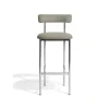 Møbel Copenhagen Font Barstol 75 cm Vidar 222/Poleret Stål Stel