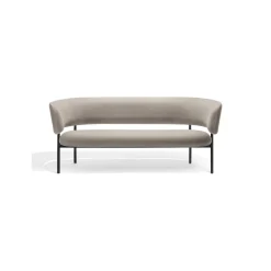 Møbel Copenhagen Font Sofa Sheepskin Honey/Poleret Stål Stel