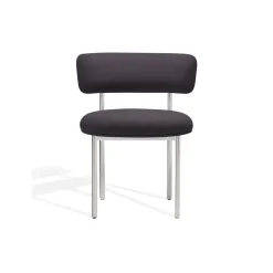 Møbel Copenhagen Font Spisebordsstol Trio 0776/Poleret Stål Stel