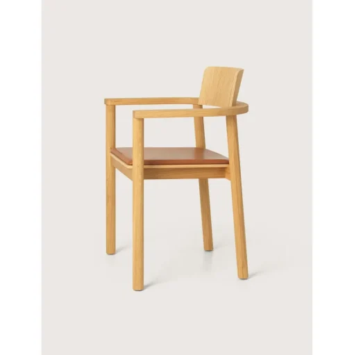 Møbel Copenhagen Rudi Spisebordsstol Oileret Eg/Cognac