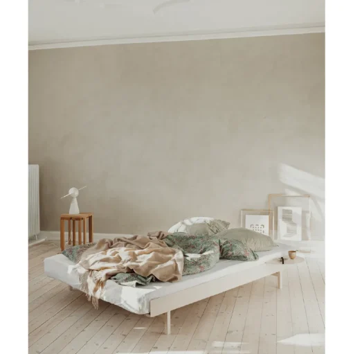 Moebe Bed Sengeramme 90-180 cm Med Høje Ben Dusty Rose