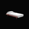 MOEBE Bed Sengeramme 90 cm Dusty Rose