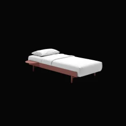 MOEBE Bed Sengeramme 90 cm Dusty Rose
