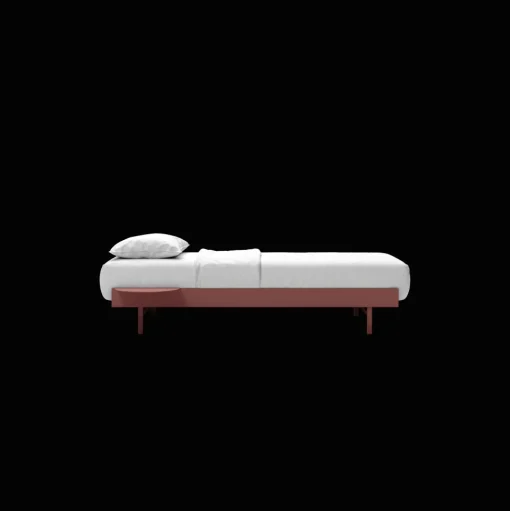 MOEBE Bed Sengeramme 90 cm Dusty Rose