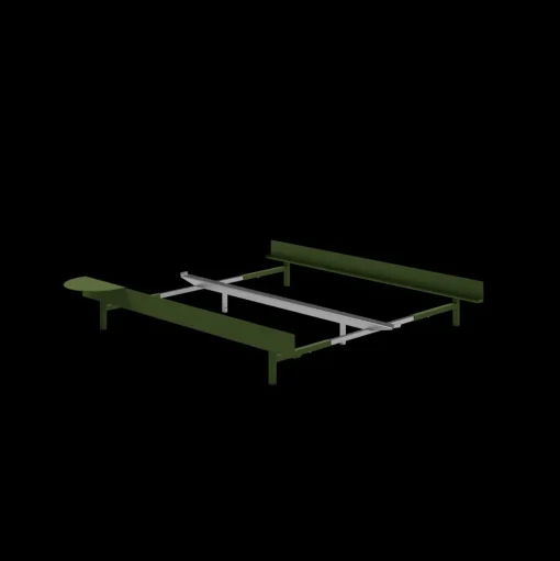 MOEBE Bed Sengeramme 90-180 cm Pine Green