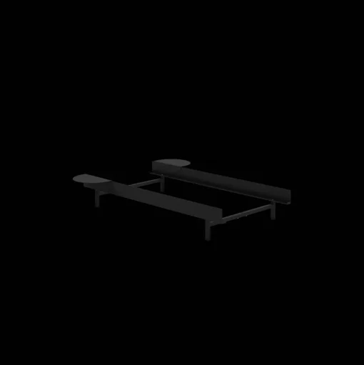 MOEBE Bed Sengeramme 90 cm Sort
