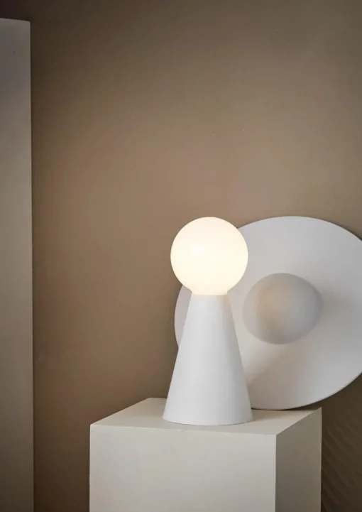 MOEBE Ceramic Bordlampe Hvid