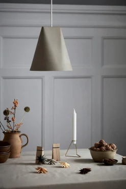 MOEBE Ceramic Pendel Oliven Bred
