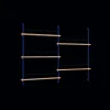 Moebe Magazine Shelving MS.115.2 Røget Eg/Deep Blue