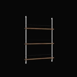 Moebe Magazine Shelving MS.115.1 Røget Eg/Hvid