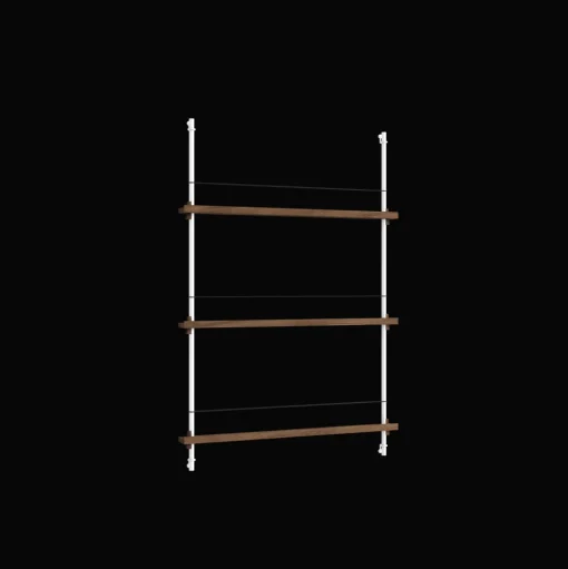 Moebe Magazine Shelving MS.115.1 Røget Eg/Hvid