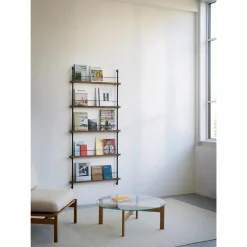 Moebe Magazine Shelving MS.180.1 Røget Eg/Sort