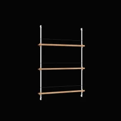 Moebe Magazine Shelving MS.115.1 Eg/Hvid