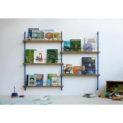 Moebe Magazine Shelving MS.115.1 Eg/Deep Blue