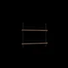 Moebe Magazine Shelving MS.115.2 Røget Eg/Pine Green