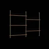 Moebe Magazine Shelving MS.115.2 Røget Eg/Warm Grey