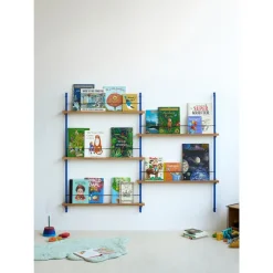 Moebe Magazine Shelving MS.115.2 Røget Eg/Warm Grey