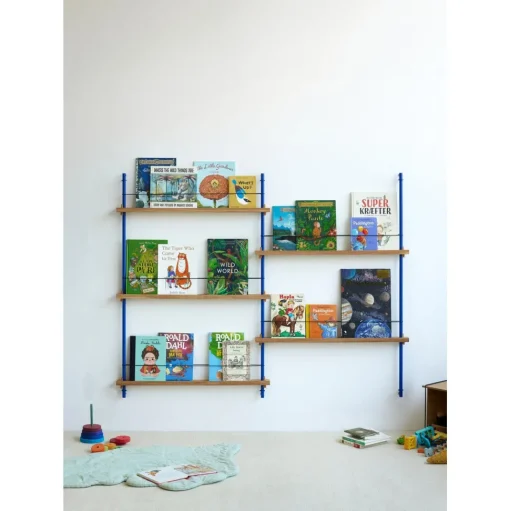Moebe Magazine Shelving MS.115.2 Røget Eg/Warm Grey