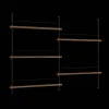 Moebe Magazine Shelving MS.115.2 Røget Eg/Sort