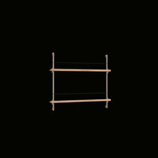 Moebe Magazine Shelving MS.65.1 Eg/Warm Grey
