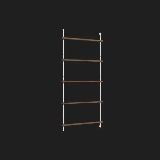 Moebe Magazine Shelving MS.180.1 Røget Eg/Hvid
