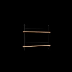 Moebe Magazine Shelving MS.65.1 Eg/Sort