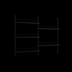Moebe Magazine Shelving MS.115.2 Sort