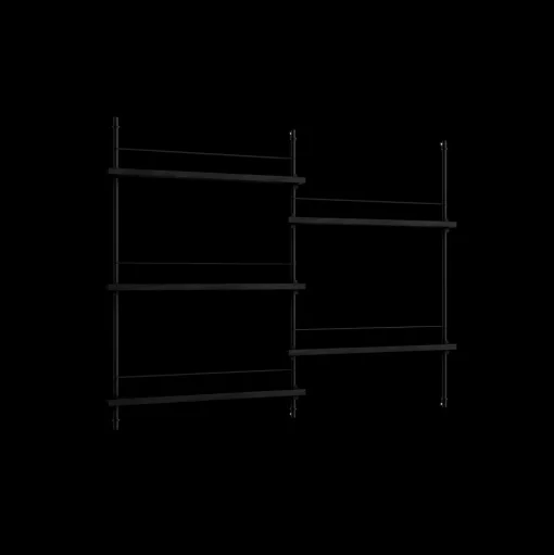 Moebe Magazine Shelving MS.115.2 Sort