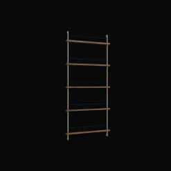 Moebe Magazine Shelving MS.180.1 Røget Eg/Warm Grey
