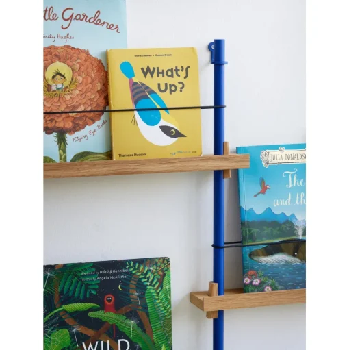 Moebe Magazine Shelving MS.115.1 Røget Eg/Pine Green