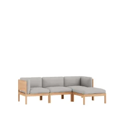 MOEBE Modular 3-Personers Sofa Med Sider & Chaiselong Autum 101