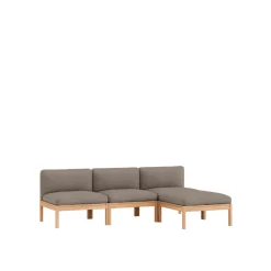 MOEBE Modular 3-Personers Sofa Med Chaiselong Autum 331