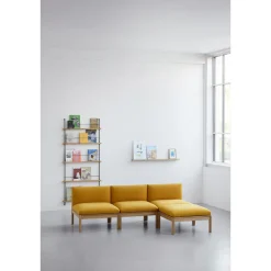 MOEBE Modular 3-Personers Sofa Med Chaiselong Autum 101