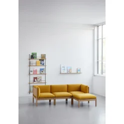 MOEBE Modular 3-Personers Sofa Med Sider & Chaiselong Autum 331