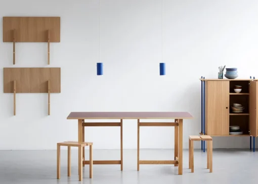 Moebe Rectangular Spisebord 160x90 Lysegrå