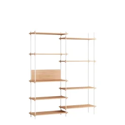 MOEBE S.200.2.A Reol System Eg/hvid