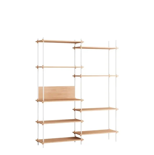 MOEBE S.200.2.A Reol System Eg/hvid