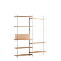 MOEBE S.200.2.A Reol System Eg/sort