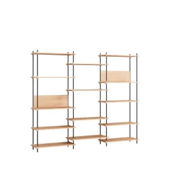 MOEBE S.200.3.A Reol System Eg/sort