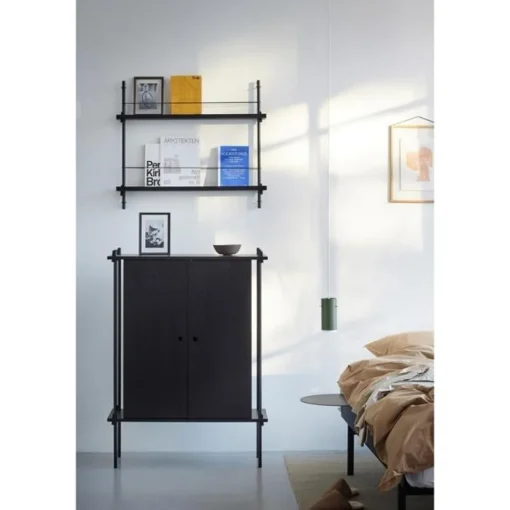 MOEBE S.115.1.C.SO Reol System Røget Eg/Deep Blue