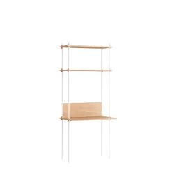 MOEBE S.200.1.D Reol System Eg/hvid