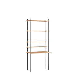 MOEBE S.200.1.D Reol System Eg/sort