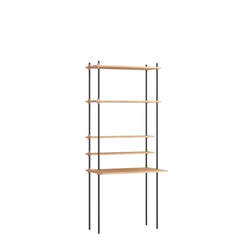MOEBE S.200.1.D Reol System Eg/sort