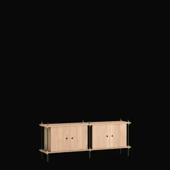 MOEBE S.65.2.D.OA Reol System Eg/Pine Green